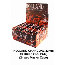 Holland Charcoal 33mm 10 Rolls 100 Pcs