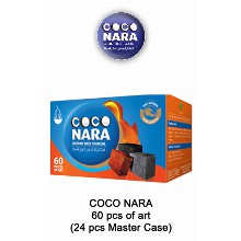 Coco Nara Slow Burn Charcoal 60 Pcs