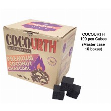 Cocourth Slow Burn Charcoal 1kg 100 Pcs