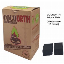 Cocourth Slow Burn Charcoal Flats 96 Pcs