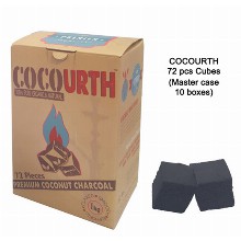 Cocourth Slow Burn Charcoal 1kg 72 Pcs