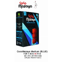 Cocomazaya Medium Blue 1 Box 48pcs 22mm