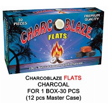 Charcoblaze Flats Charcoal 1box 30 Pcs
