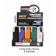 Windproof 5 flags Torch Lighter