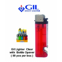 Gil Lighter Clear With Bottle Opener