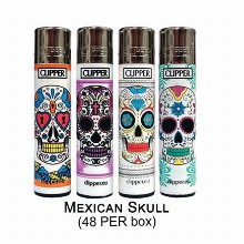 Clipper Lighter Mexican Scull