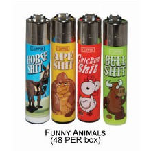 Clipper Lighter Funny Animals