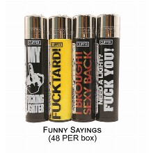Clipper Lighter Funny Sayings