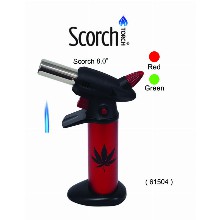 8.0 Inch Red Scorch Torch With Adjustable Flame And Safety Lock