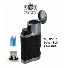 Zico Zd 113 Quad Flames Torch Lighter