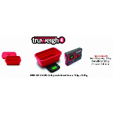 Truweight Mini Crimson Collapsible Bowl Scale Mcr 100 01