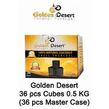 Golden Desert Charcoal Cubes 0.5 Kg 36 Pcs