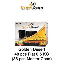 Golden Desert Charcoal Cubes 0.5 Kg 48 Pcs