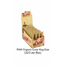 Raw Organic Cone King Size
