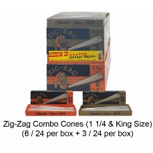 Zig Zag Combo Cones 1 1 & 4 King Size