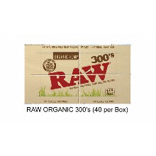 Raw Organic 300 Inchs Paper