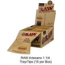 Raw Artesano 1 1 & 4 Tray & tips