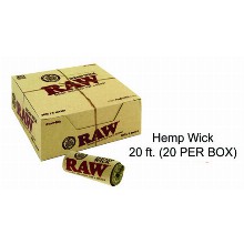 Raw Hemp Wick 20 Ft