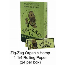 Zig Zag Organic Hemp 1 1 & 4 Paper