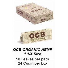 OCB Organic Hemp 1 1 & 4 Size