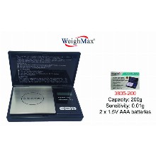 WeighMax Digital Pocket Scale 3805 200