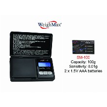 WeighMax Digital Pocket Scale Sm 100