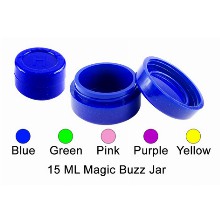 15 Ml Silicone Magic Buzz Jar Blue Color