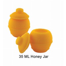 35 Ml Silicone Honey Jar Orange Color