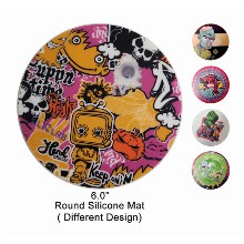 6 Inch Round Silicone Mat