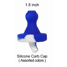 1.5 Inch Silicone Carb Cap assorted Colors