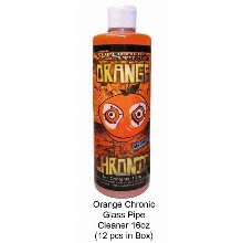 Orange Chronic Glass Pipe Cleaner 16oz