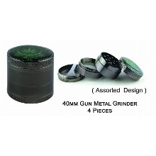 40mm Gun Metal Grinder 4 Pieces