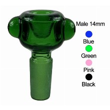 Green Blue Pink Black Bowl Peace Male 14 mm