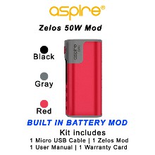 Aspire Zelos 50w Mod