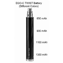 Ego c Twist Battery 650mah 900mah 1100mah 1300mah