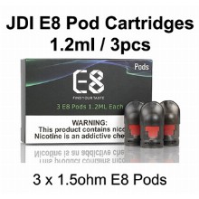 Jdi E8 Pod Cartridges 1.2ml & 3pcs