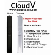 Chrome Vaporizer For Wax 650 Mah