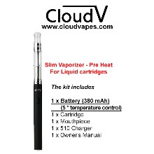 Slim Vaporizer Pre Heat For Liquid Cartridges 380mah