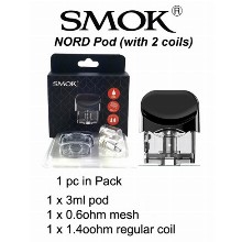 Smok Nord Pod With 2 Coils 3784