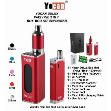 Yocan Delux Wax &  Oil 2 In 1 Box Mod Kit Vaporizer