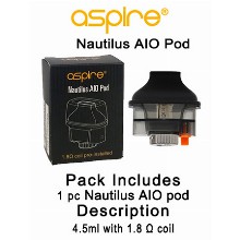 Nautilus Aio Pod 1.8ohm & 4.5ml