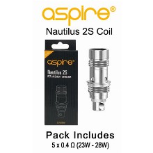 Nautilus 2s Coil 0.4ohm & 23 28w