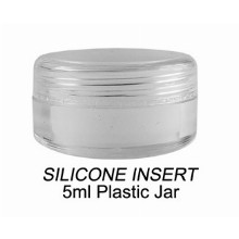 5ml Silicone Insert Plastic Jar