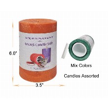 6 Inchx3.5 Inch Candle