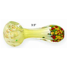 3.5 Rasta Glass Hand Pipe