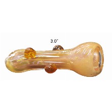 3 Inch Coffee Glass Hand Pipe