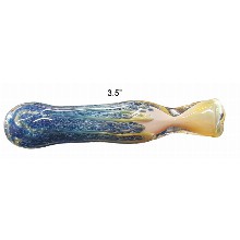 3.5 Inch Blue yellow Chillum