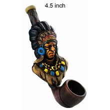 4.5 Inch Indian Wooden Pipe