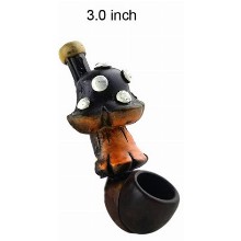 3 Inch Mushroom Wooden Pipe