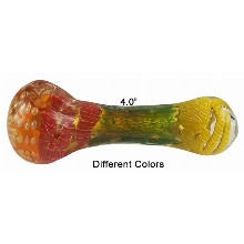 Rainbow 4 Inch Glass Hand Pipe